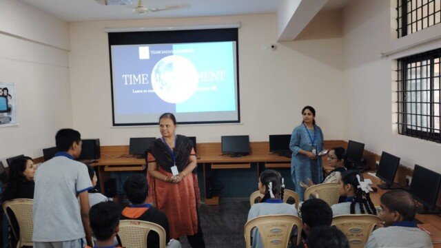Stress management training sessions