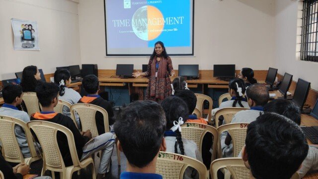 Stress management training sessions
