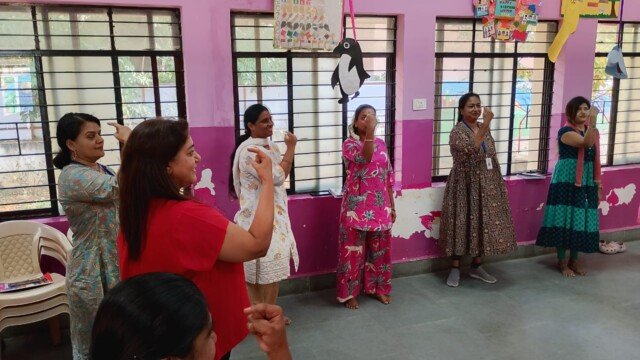 Dance therapy session for NAL Teachers